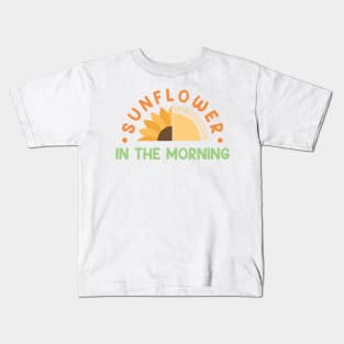 sun flower in the morning Kids T-Shirt